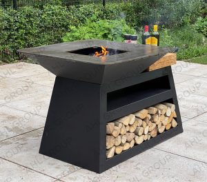 Rust Corten Steel bbq grill