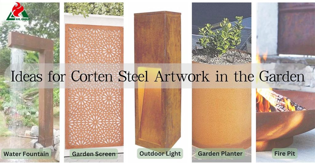 Ideas for Corten Steel Artwork in the Garden